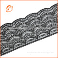 hot black lace fabric for garment with low price